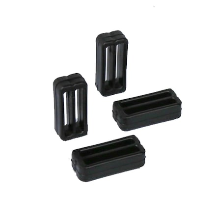 Trapski Black Strap Keeper Friction fit to our 3/4 in. Straps, 4PK TRAPSKI-VKEEPER-4PK